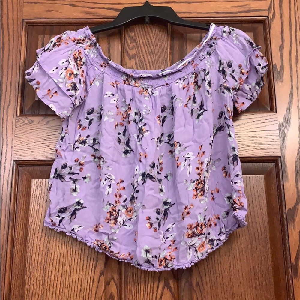 Off the shoulder shirt